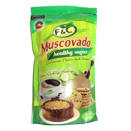 F&C Muscovado Healthy Sugar Golden Brown 500 grams (1.1 lbs)