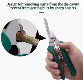 Metal Pruning Shears for Gardening – Sharp Hand Scissors for Bonsai, Potted Plants, Fruit Picking and Weed Trimming