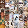 Auguro Black Girls Scrapbooking Stickers 400 Pre-Cut Washi Stickers
