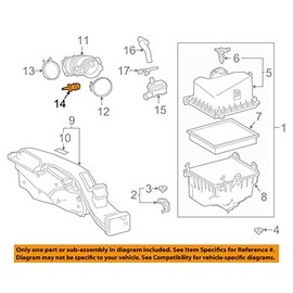 TOYOTA OEM 2018 Camry Air Cleaner Intake-Vent Tube Hose 178780P060