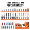 VEVOR 16" Rivet Nut Tool, Labor-Saving Rivnut Tool Kit with