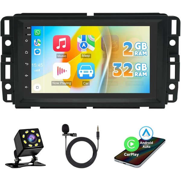 7" Android 13 Double Din Car Stereo for GMC Chevy