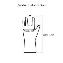 2 Pairs Cleaning Laundry Gloves Reusable Household Gloves Dishwashing Gloves for Washing Laundry Cleaning Kitchen Dish (White (2 pairs), M)