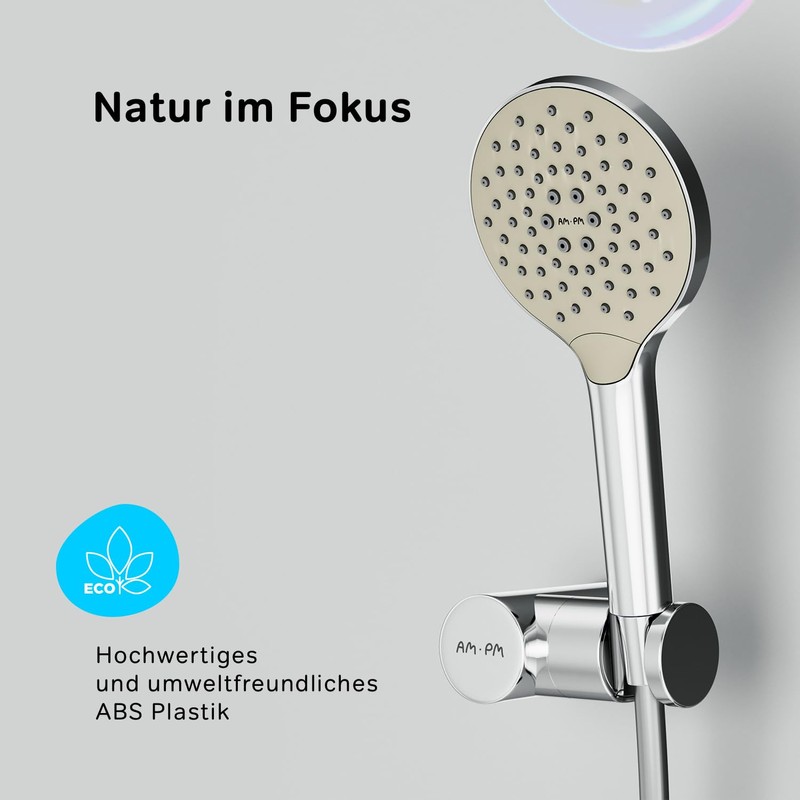 AM.PM Like F02LA000 Round Hand Shower Head with Rub &