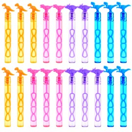 ZALAON Bubble for Kids, 20 Pieces Mimi Bubbles for Party Bags Dinosaur Bubbles Wands Kid Party Birthday Toys Bag Fillers Class Gifts Prizes