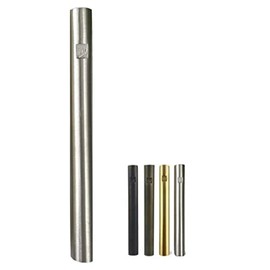 A&S Brass Mezuzah Case With Scroll For Door Weatherproof Metal Mezuza Cover Home Blessing and Protection Housewarming Gift (Nickel/Solid, 5 Inches)
