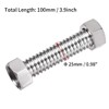 sourcing map Corrugated Pipe Stainless Steel Water Pipe G1 Internal