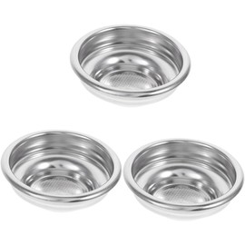 KICHOUSE 3 Piezas filtro de café filtro de repuesto para cafetera gotero para extracción de café expreso italiano embudo de café doméstico gotero conveniente Acero inoxidable Silver