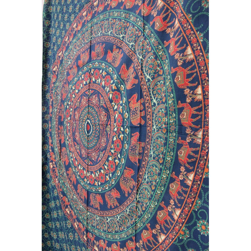 Mango Gifts Camel Elephant Mandala Tapestry Hippie Wall Decor Home