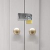 2Pcs Stainless Steel Gate Lock Hasp, Safety Packlock Clasp Lock