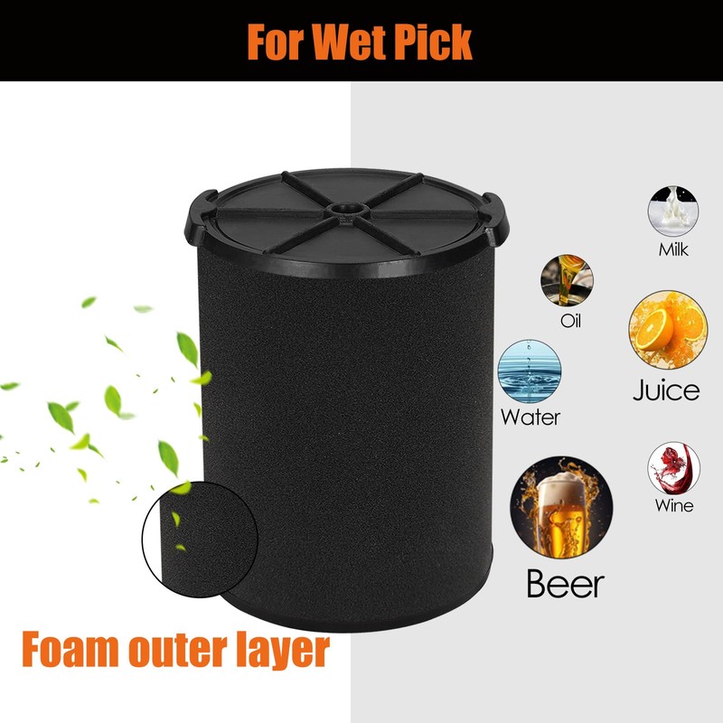 LVJUSEN VF4000& VF7000 Replacement Filter fits Ridgid Shop Vacuums 5-20