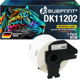 Bubprint Labels Compatible to Replace Brother DK 11202 DK-11202 for P-Touch QL1050 QL1060N QL500BW QL550 QL560 QL570 QL580N QL700 QL710W QL720NW QL811 0W