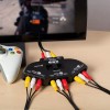 Fosmon 3 Port AV Composite RCA Selector Box Switch Splitter