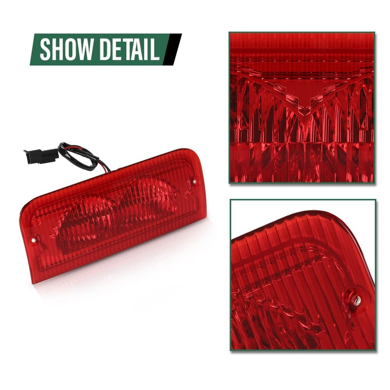 LQI Third 3rd Brake Light Stop Lamp Assembly Compatible with