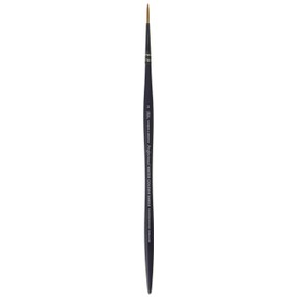 Winsor & Newton 5068003 Professional Sable Aquarell Pinsel aus Kolinski Marderhaar für ausgezeichnete Farbtragekapazität, Sprungkraft, Punktgenauigkeit - Rund Spitz Nr. 3 - 2,1 mm - kurzer Stiel
