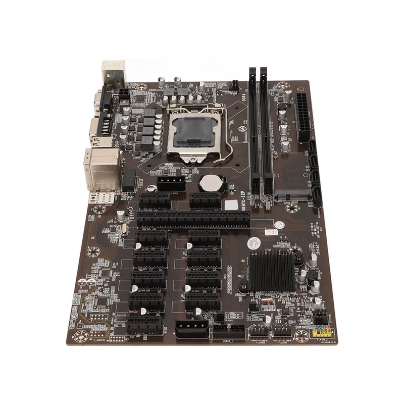 B250 BTC 12P Mining Mainboard, Gaming Motherboard Supports LGA 1151