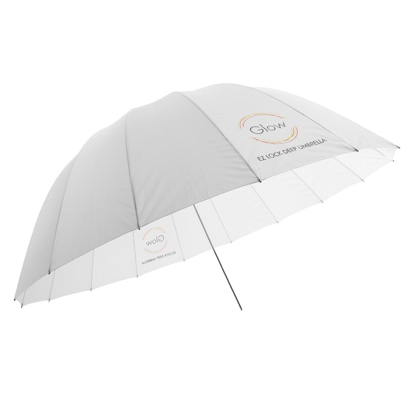 Glow Easy Lock X-Large Deep Translucent Fiberglass Umbrella (65")