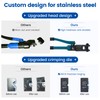 Muzata Upgraded Custom Cable Railing Crimping Tool Hydraulic Crimper Hydraulic