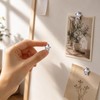 18pcs Star-Shaped Fridge Magnets, Fun Magnet for Kitchen Decor(Silver-Tone)