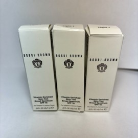 Bobbi Brown Lot of 3 Bobbi Brown Vitamin Enriched Skin Tint SPF 15 Light 1 0.24 oz each