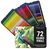 Zenacolor 72 Colouring Pencils with Metal Box 72 Unique Coloured
