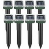 Mole Repellent Solar Powered, 8 Pack Waterproof Ultrasonic Gopher Vole