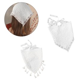 REDYY Lace Flower HeadScarf For Women Hairscarf Hair Kerchiefs Headband Bandana Female Hairpiece Elegant Hair Decors