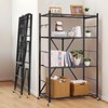 VEVOR 4-Tier Foldable Storage Shelf, 36W x 21D x 60H
