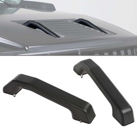 PIT66 Billet Hood Handles Compatible with 2003-2009 Hummer H2 & H2 SUT Front Left Right Powder Coated 124898996 Grille