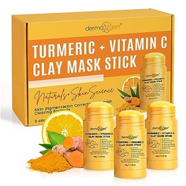Mascarilla Facial Cúrcuma - Tratamiento Puro Orgánico Para El Acné  Aumenta La Circulación  Antienvejecimiento Para El Cuidado De La Piel Oscura Y... 