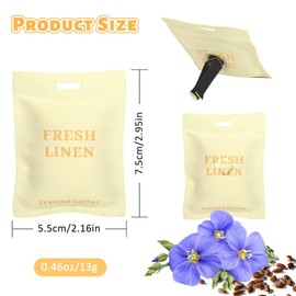 Scent-Hi Linen Duftsäckchen Auto, Auto Lufterfrischer Sachets, Auto Lufterfrischer für kleiderschrank Schubladen und Schränke Raumduft, Geschenke zum Muttertag, zu Weihnachten und zu Thanksgiving