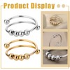 XENQITO 2 x Anxiety Ring, Anxiety Spinning Rings for Women,
