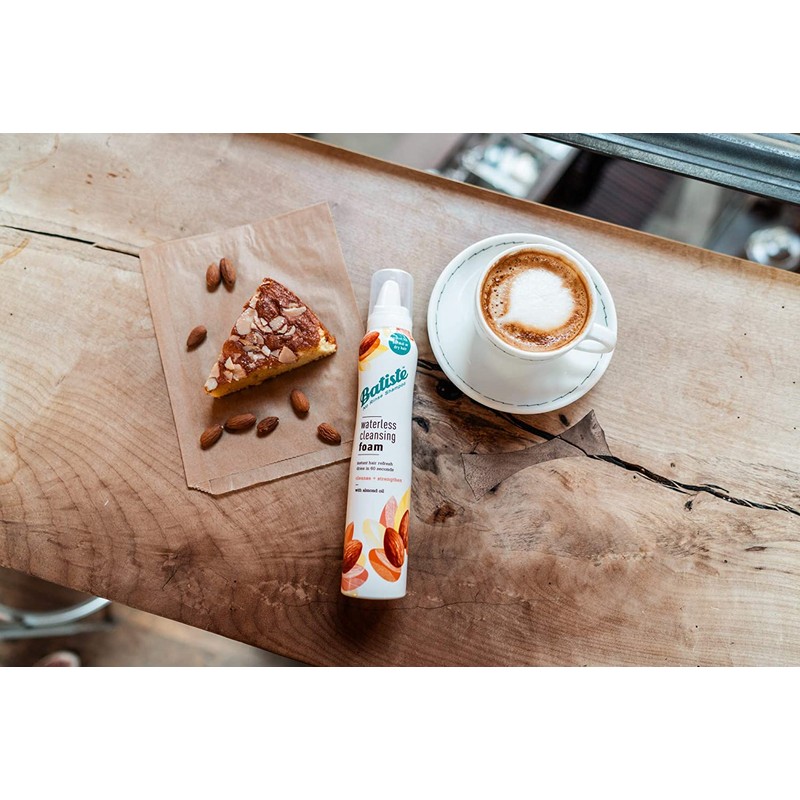 Batiste Waterless Cleansing Foam Cleanse and Strengthen with Almond Oil,