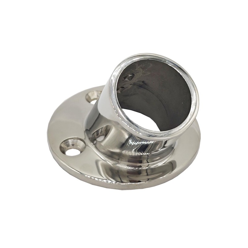 60 Degree Boat Deck Handrail Rail Fitting Round Base 316