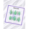 Glazed Mint Handmade Nail Tips - Almond / 글레이즈 민트