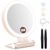 B Beauty Planet Magnifying Mirror with Light 30X, Double-Sided 1X/30X