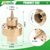 Hicello 1" (G1/DN25) Brass Fountain Nozzle – Spray Height 1.5M,