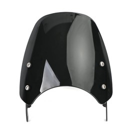 VIPIH ABS Plastic Motor Windshield WindScreen for Triumph Bonneville T100 T120 Black