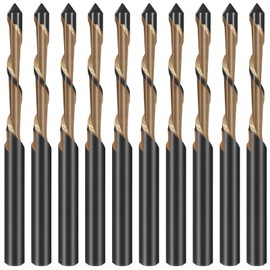 3/16" Drywall Router Bits, 10Pcs Drywall Cutting Tools Guide Point Cutting Bits,Drywall Bit Drywall Guide Point Cutting Bits,Used for with Spiral Saw and Power Tools
