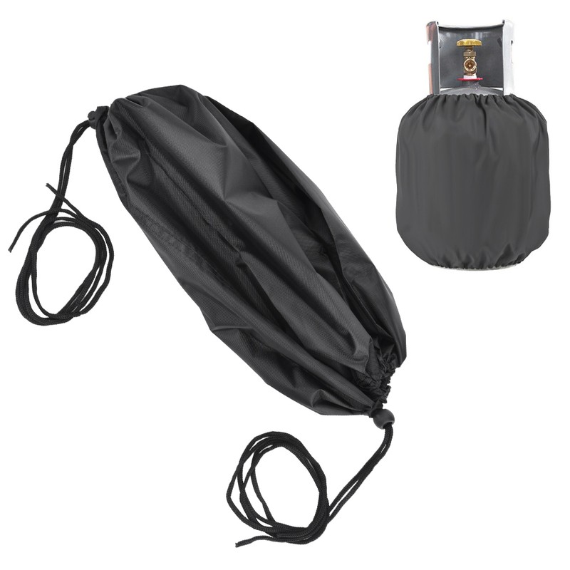Outdoor Black Propane Tank Barbecue Gas Tanks Cover for 20lb