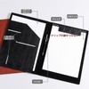 GeneX Leather Binder A4 Clipboard Bi-Fold Multifunction Binder Magnet Conference