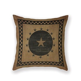 SIXSTARS Standard Pillowcase Primitives Primitive Country Folk Throw Pillow Square Pillowcase Throw Pillow Cover Cushion (16x16inch)