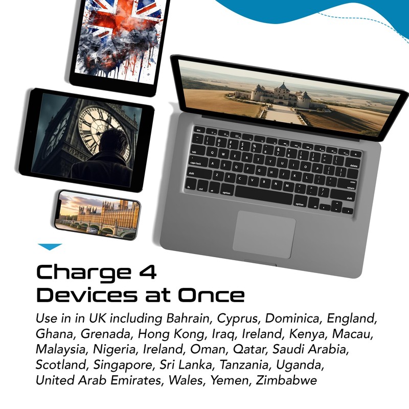 Ceptics UK, Hong Kong, UAE Travel Plug Adapter Set (Type