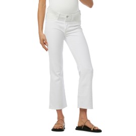 Joe's Jeans Women's The Icon Maternity Crop Bootcut Jean, White