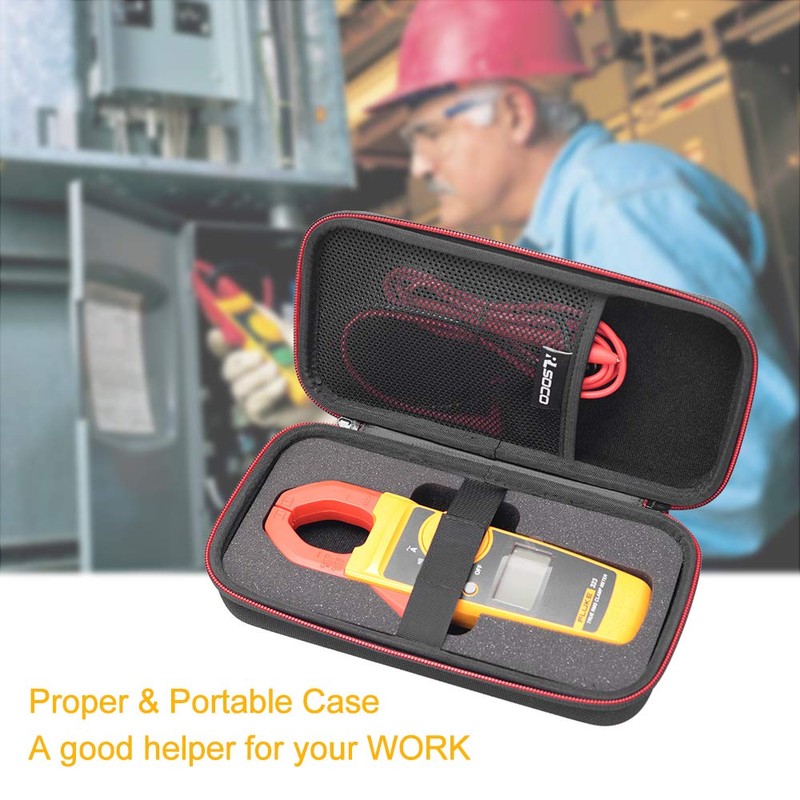 RLSOCO Hard Case for Fluke 302+/323/301D/325/324 Clamp Meter & Works