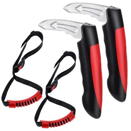 BBTO 4 Pcs Door Handle for Elderly with Car Handle Assist Support Handle Multifunction Handle Car Door Latch Handle for Seniors and Handicapped(Pink)