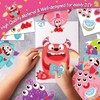 party greeting Valentine's Day Monster Craft Kits for Kids, DIY