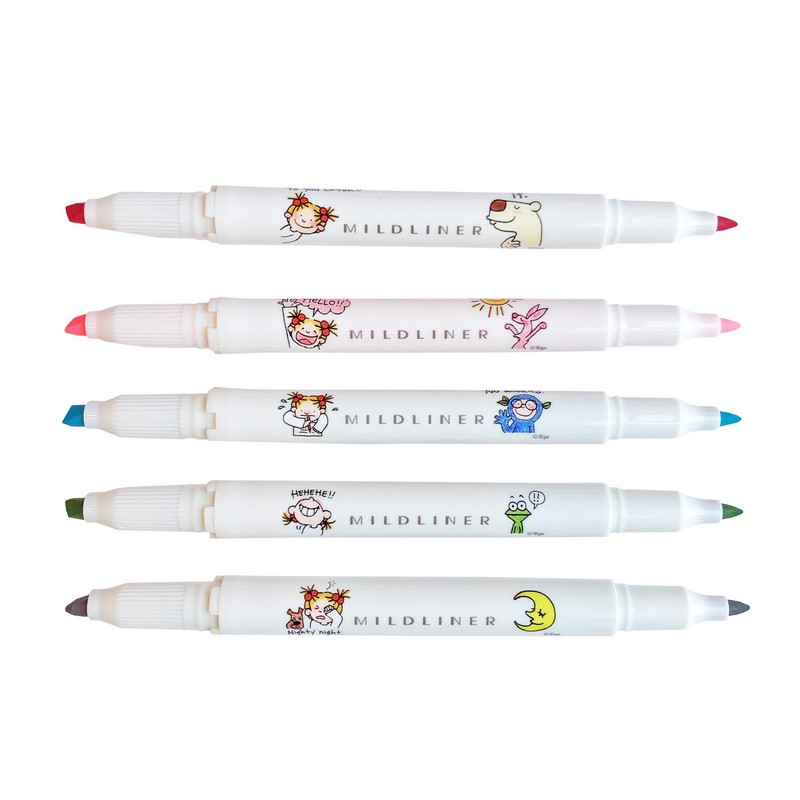 Coco-chan RYZ-822 Greeting Life Mild Liner Set of 5 Colors
