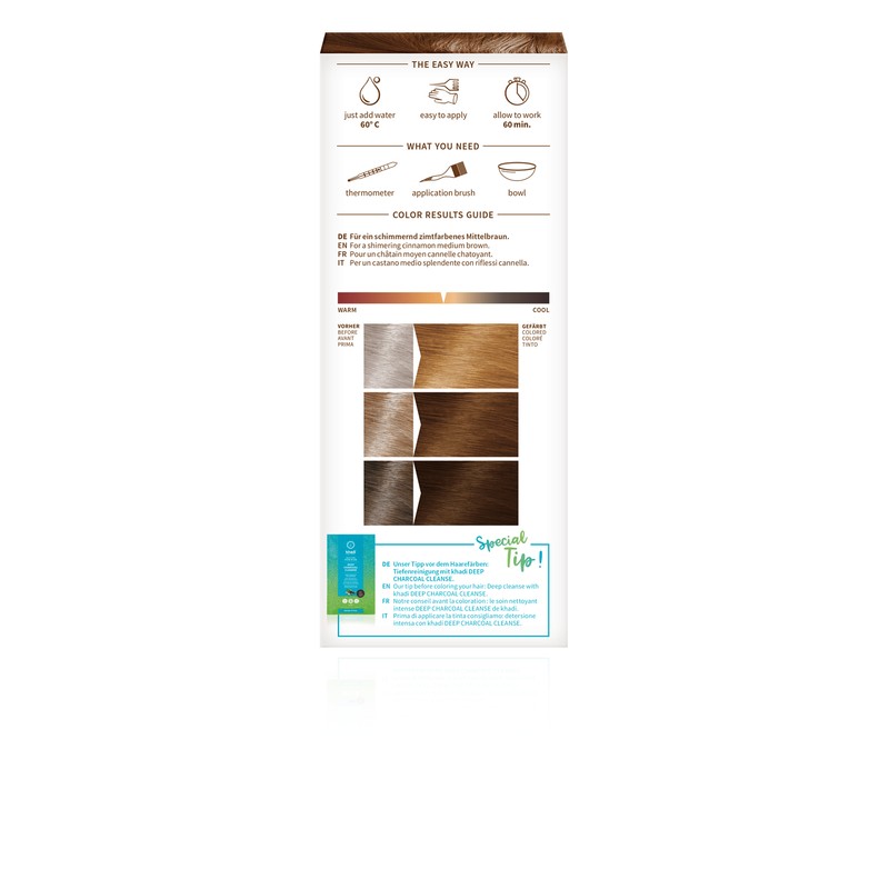 Khadi® Herbal Hair Colour Medium Brown, 100 g