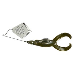 War Eagle WE38BT205 War 3/8 Buzztoad Artificial Fishing Bait, Green Pumpkin